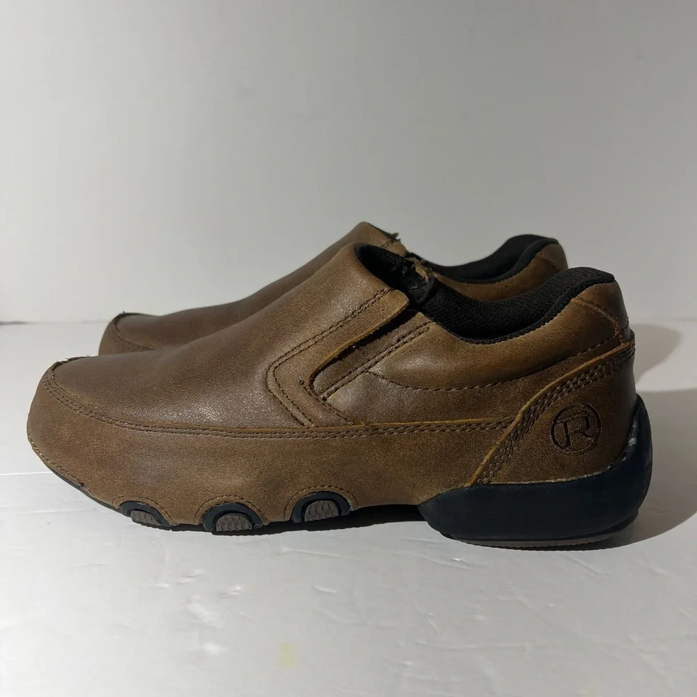 Ropers‎ Brown Leather slip on loafer mules size mens size 8.5